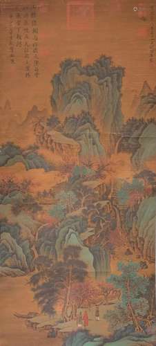 Liu Songnian (1131-1218) Chinese Scroll Painting