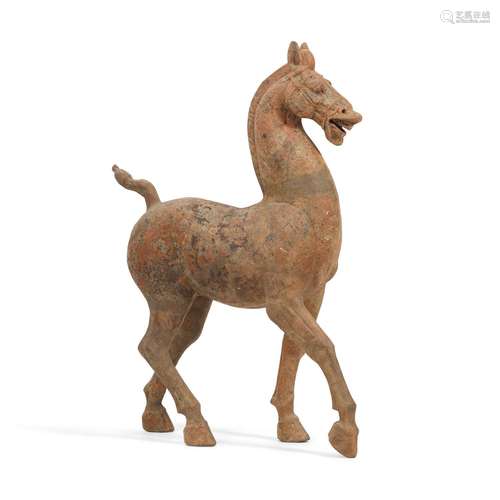 A MASSIVE SICHUAN POTTERY HORSE Han dynasty