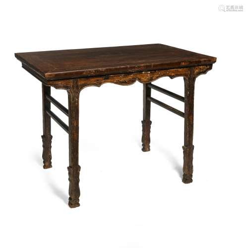 A YUMU WINE TABLE, PINGTOU'AN 17th/18th century