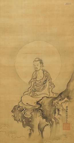 AFTER HANABUSA ITCHO (1652-1724) Shakyamuni in Meditation