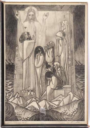 Lithograph after the work of Jan Toorop