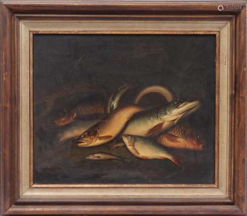 Anonymous, still life with fish including pike