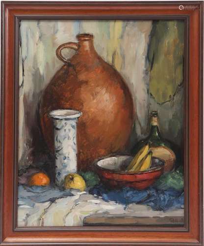 Signed Riette van Os, Still life