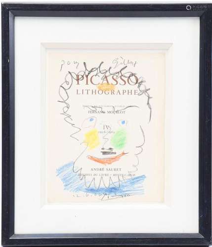 Picasso Lithograph in frame