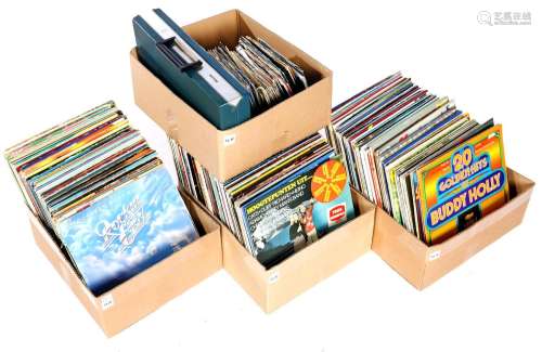 4 boxes with LPs etc