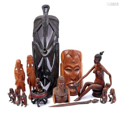 African wood carving