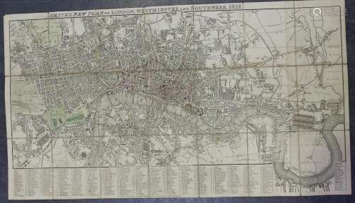 Charles Smith (publisher) - Smiths New Plan of London, Westm...