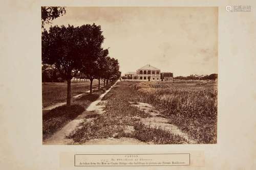 Concession française sur l'Ile de Shamian (bords de la r...