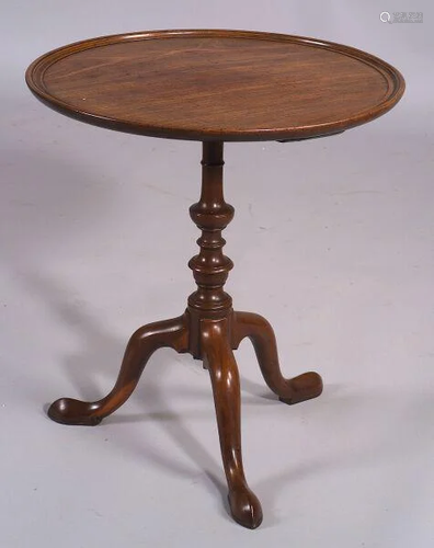 Chippendale Walnut Candlestand, probably England, 18th centu...