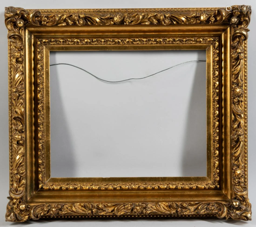 Gilt Gesso Picture Frame, 29 5/8 x 26 in.