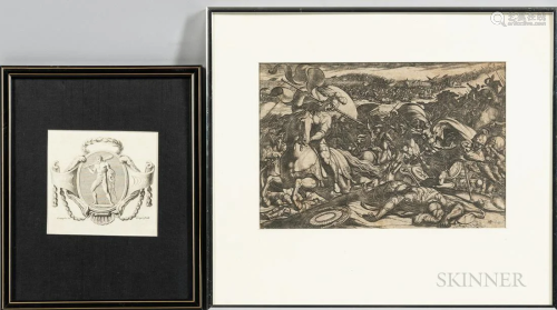 Two Framed Old Master Prints: Antonio Tempesta (Italian, 155...