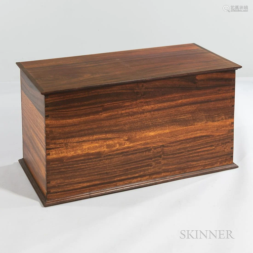 Hardwood Storage Chest, 20th century, ht. 22 3/4, wd. 43, dp...