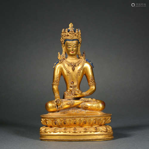 Bronze Gilt Shakyamuni Buddha