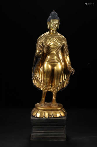 Gilt Bronze Pala Bodhisattva