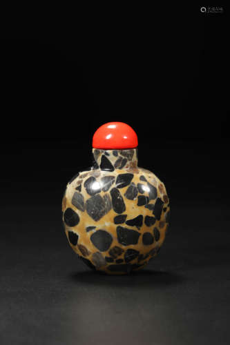 Pudding Stone Snuff Bottle