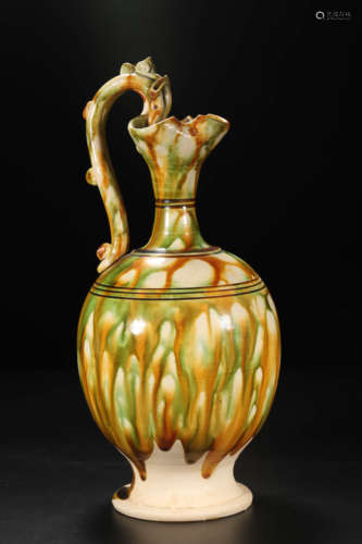 Sancai Phoenix-head Ewer