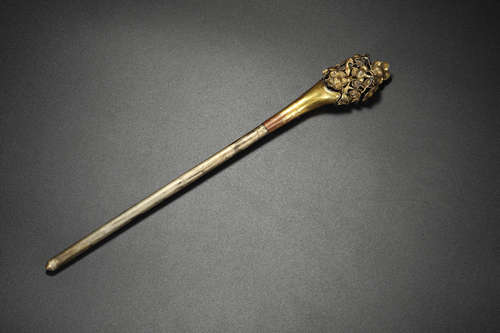 Gilt Silver Hair Pin