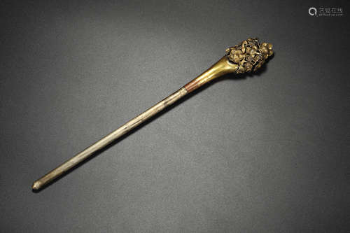 Gilt Silver Hair Pin