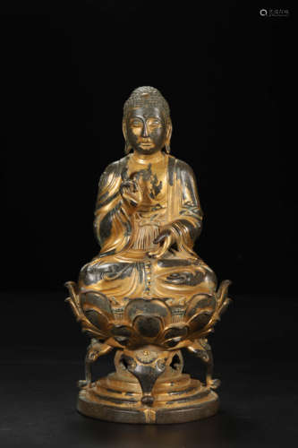 Gilt Bronze Figure of Buddha