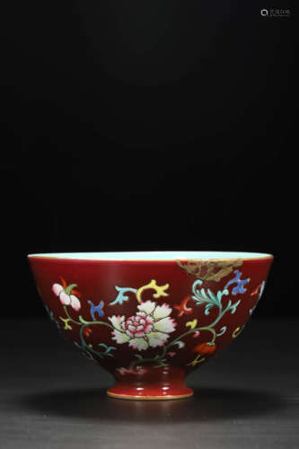 Yangcai Floral Bowl