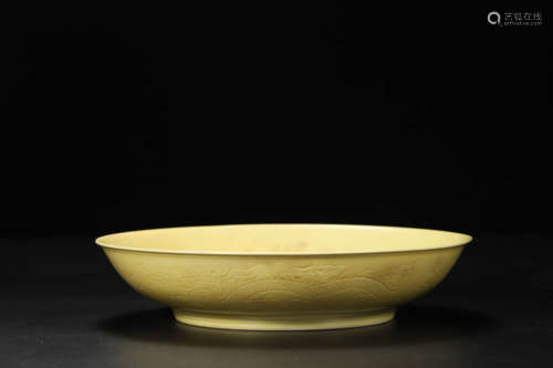 Yellow Glaze Plate