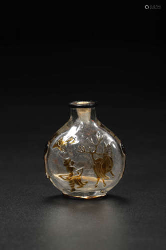 Peking Glass Snuff Bottle