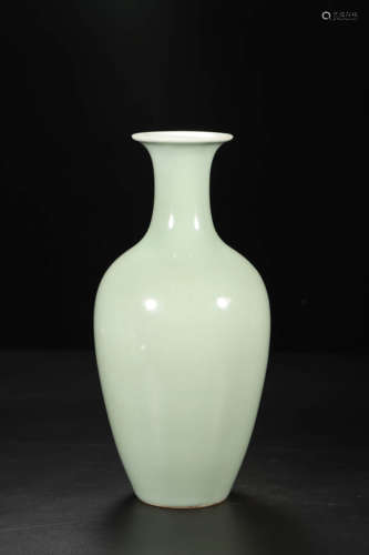 Celadon-Glazed Guanyin-Form Vase