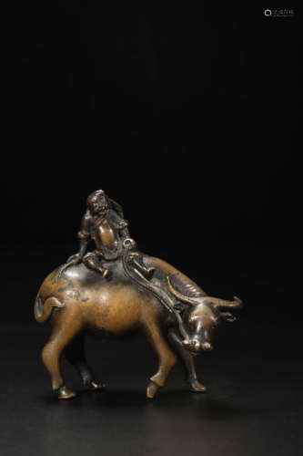 Bronze Boy and Ox-herding Ornament