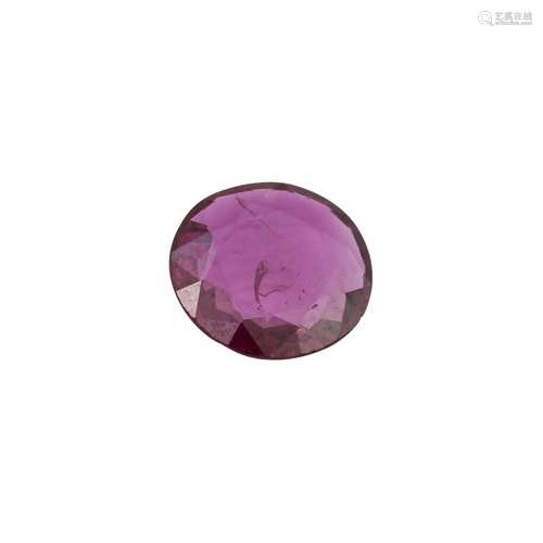 Loser rosa-violett farbener Saphir von 0,77 ct