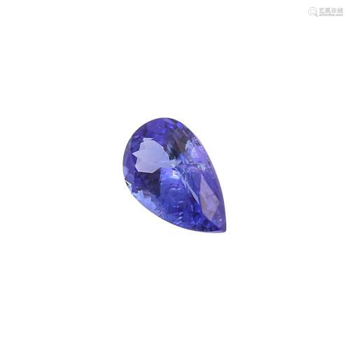 Loser Tansanit von ca. 1,6 ct,