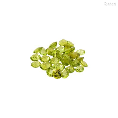 Konvolut Peridot von 28,7 ct