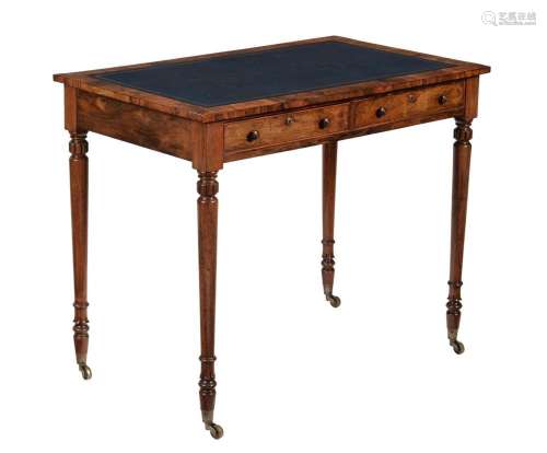 Y A GEORGE IV ROSEWOOD WRITING TABLE
