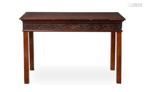 A MAHOGANY SERVING TABLE OR SIDE TABLE