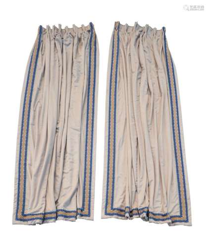 TWO PAIRS OF CURTAINS
