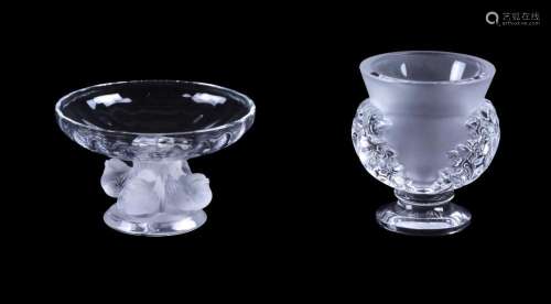 LALIQUE, CRYSTAL LALIQUE, SAINT-CLOUD, A CLEAR AND FROSTED G...