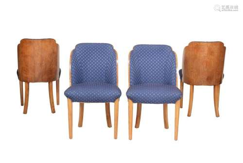EPSTEIN, A CLOUD SERIES WALNUT SUITE OF SEAT FURNITURE