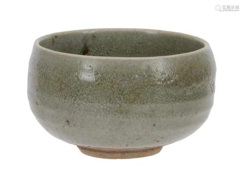 λ KATHERINE PLAYDELL-BOUVERIE, A GREEN GLAZED STONEWARE BOWL