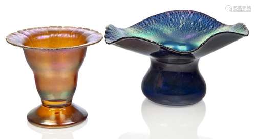 WMF (GERMAN), A 'MYRA' IRIDESCENT GLASS VASE, C.1929...