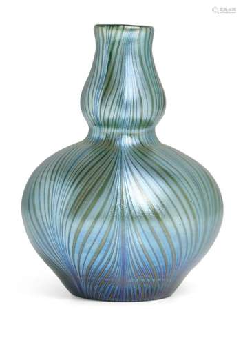 LOETZ (AUSTRIAN), AN IRIDESCENT PHAENOMEN GLASS VASE, INTROD...