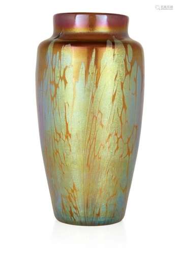 LOETZ (AUSTRIAN), A ‘MEDICI’ IRIDESCENT GLASS VASE, C.1900, ...