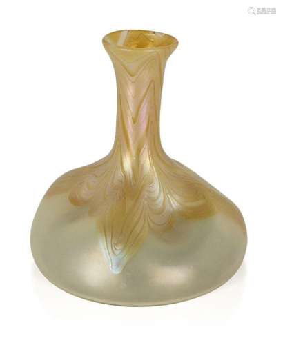 LOETZ (AUSTRIAN), AN IRIDESCENT PHAENOMEN GLASS VASE, C.1900...