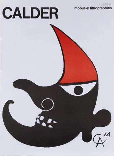 ALEXANDER CALDER, AMERICAN 1898-1976- MOBILE ET LITHOGRAPHIE...