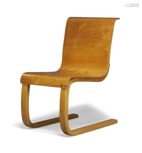 ALVAR AALTO (FINNISH 1898-1976), A MODEL '21' BIRCH ...