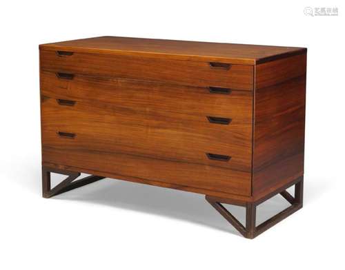 SVEND LANGKILDE (DANISH), A ROSEWOOD CHEST OF DRAWERS FOR IL...