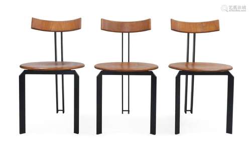 MARTIN HAKSTEEN (DUTCH), A SET OF SIX ‘ZETA’ CHAIRS FOR HARV...