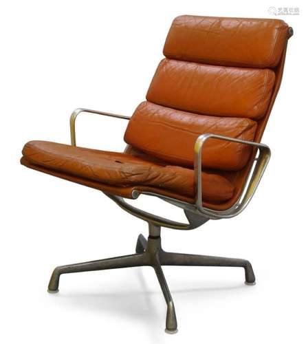 CHARLES AND RAY EAMES (AMERICAN), AN ‘EA219’ SOFT PAD ARMCHA...