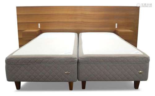 JOHN PAWSON CBE (BRITISH B.1949), A BESPOKE WALNUT BED, C.20...