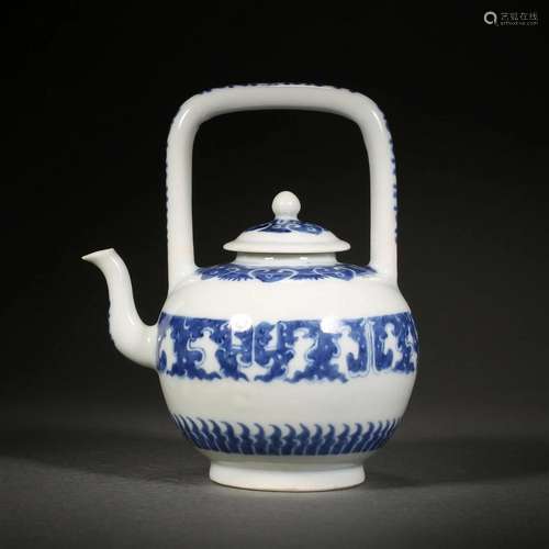 A Chinese Blue and White Teapot