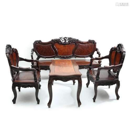 A Set of Annatto Furnitures