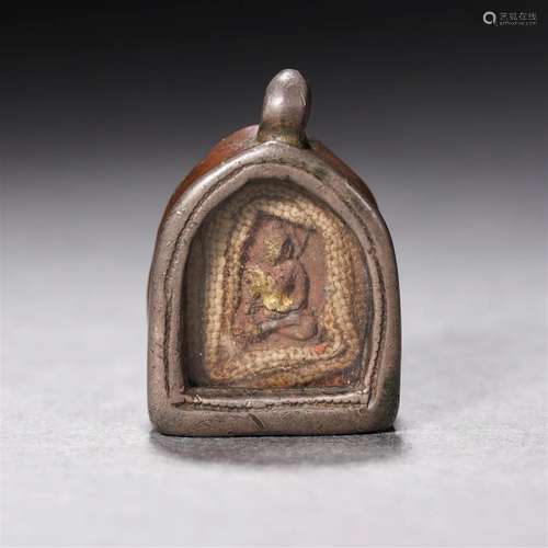 A Tibetan Silver Niche Box